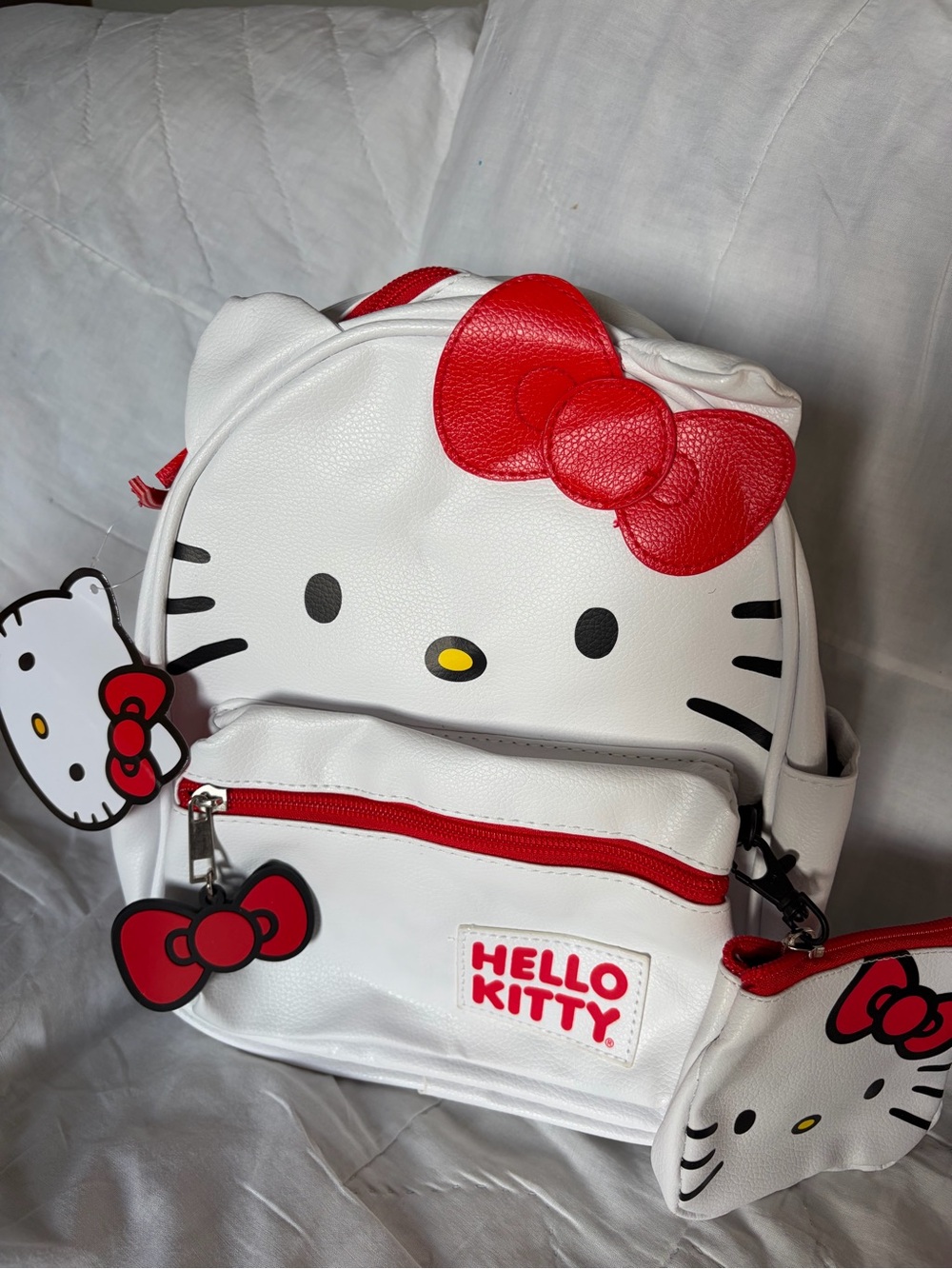 Hello Kitty White & Red Mini Backpack